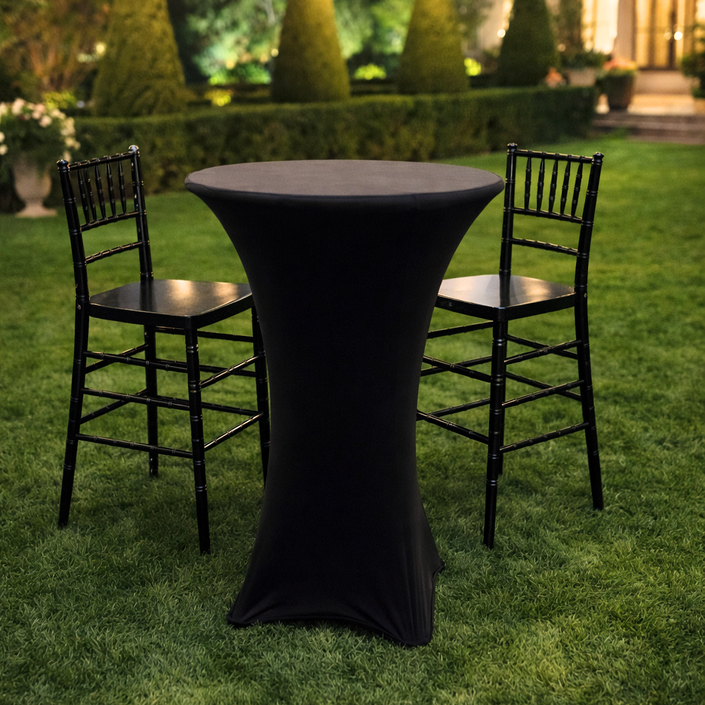 Cocktail and bar height table rentals in Los Angeles